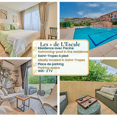 L'escale-appartement Saint-tropez-4 Personnes- Piscine-garage Apartment Saint-Tropez