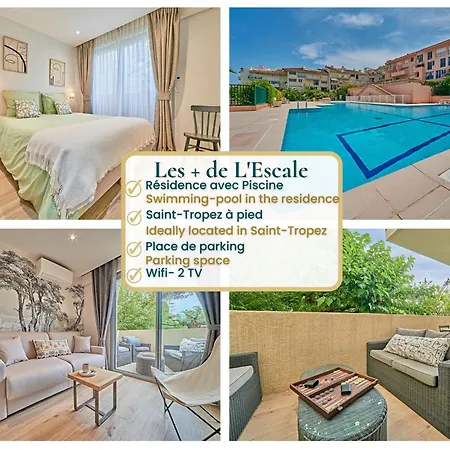 L'escale-appartement Saint-tropez-4 Personnes- Piscine-garage * Сен-Тропе